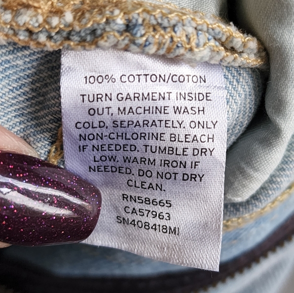 Something Navy High Rise Cigarette Ankle Jeans, Sz 4 - Picture 14 of 14